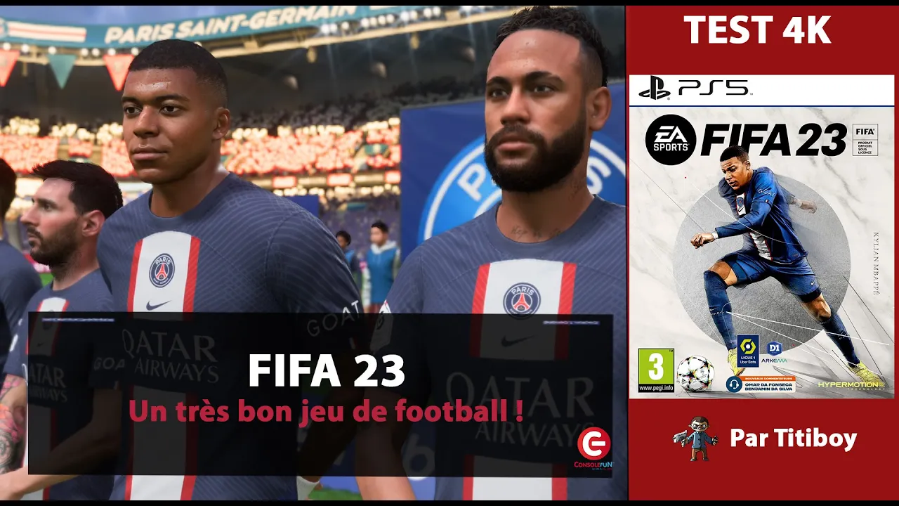 Vido-Test de FIFA 23 par ConsoleFun