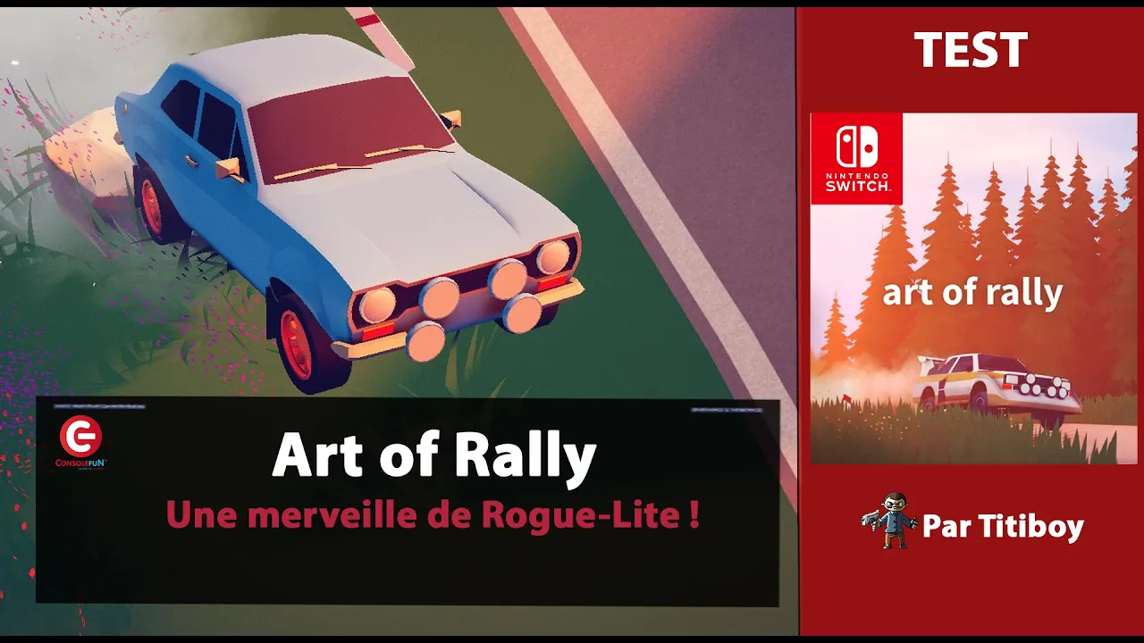 Vido-Test de Art of Rally par ConsoleFun