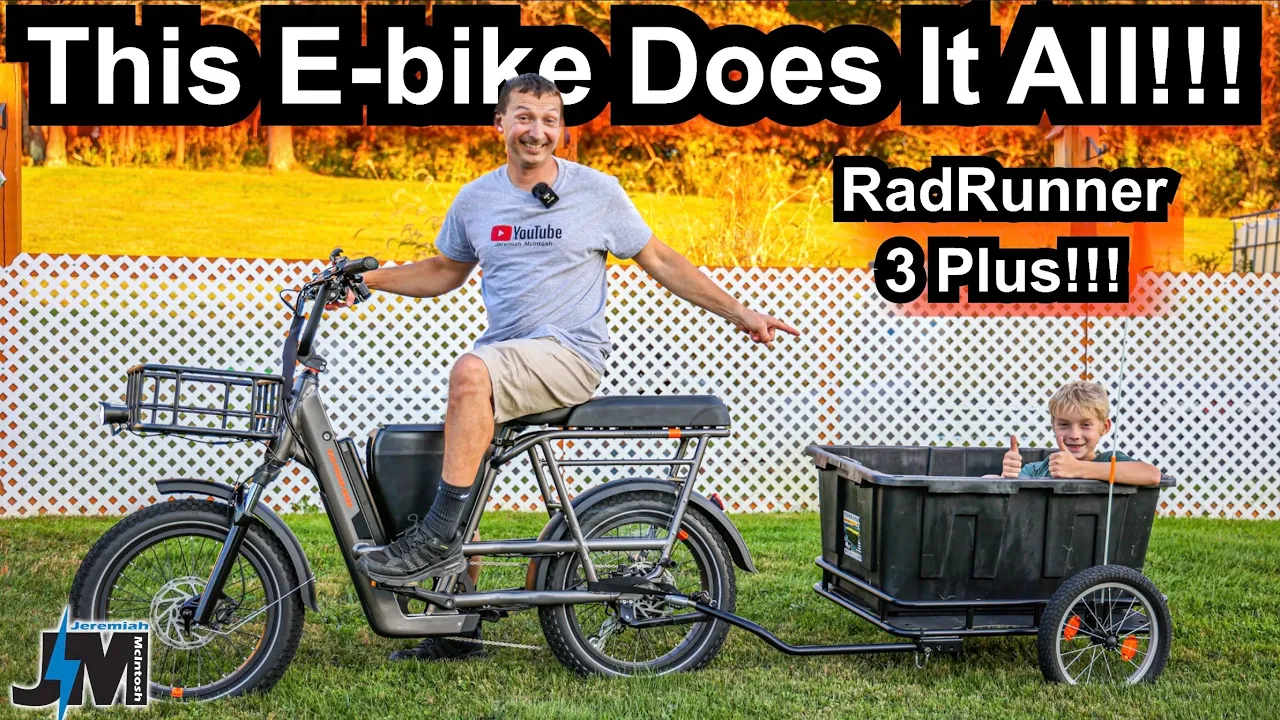 Vido-Test de Rad Power Bikes RadRunner 3 Plus par Jeremiah Mcintosh