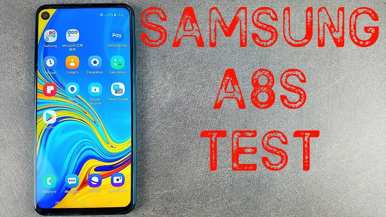 Vido-Test de Samsung A8S par Espritnewgen
