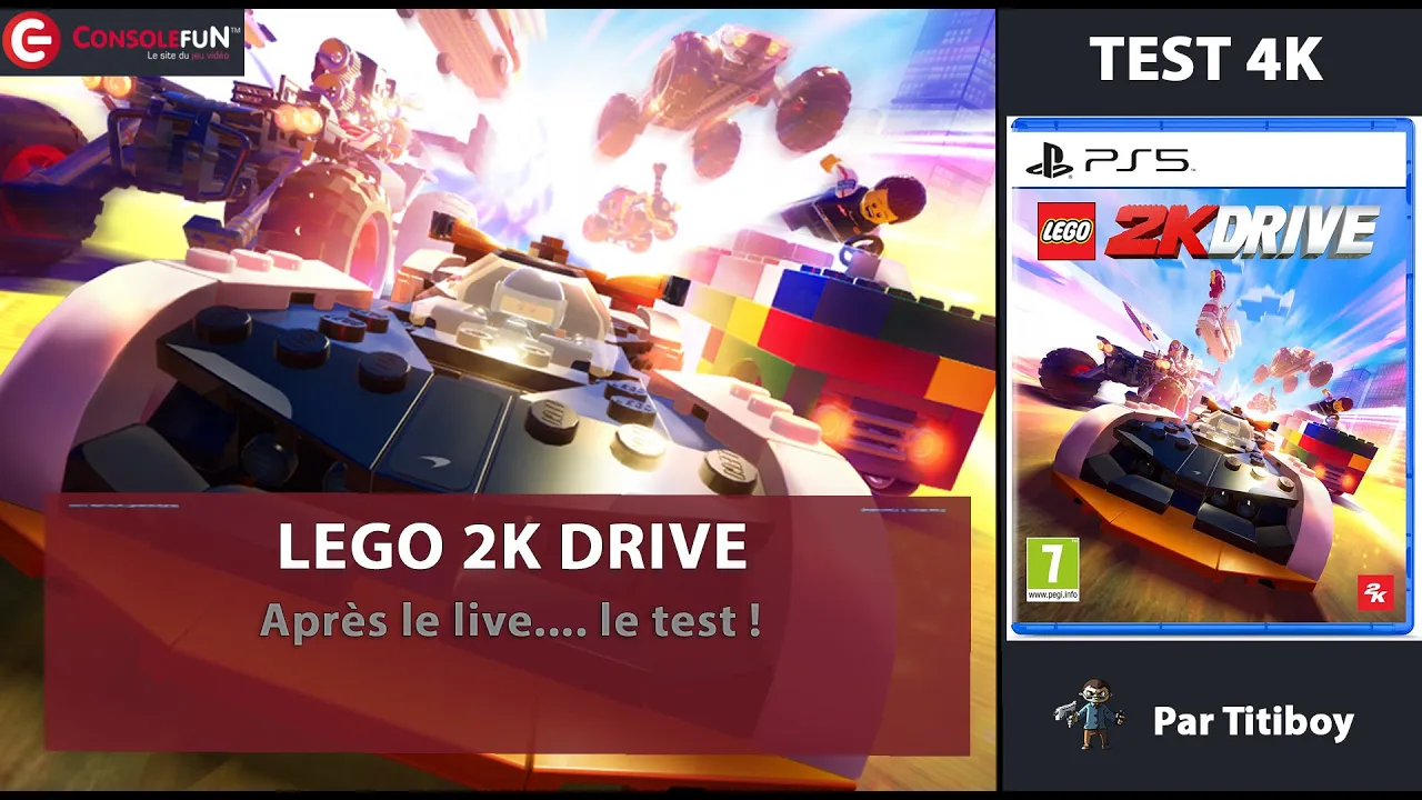 Vido-Test de Lego 2K Drive par ConsoleFun