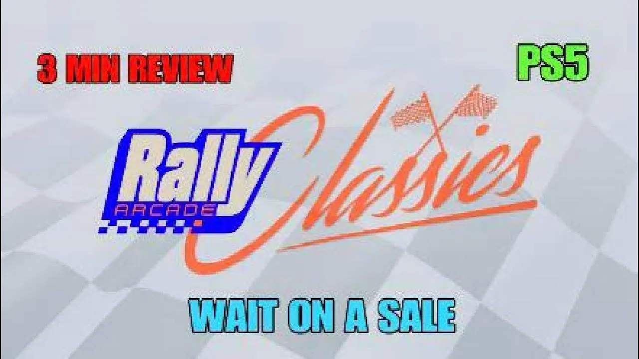 Vido-Test de Rally Arcade Classics par GRIMREAPERSAGE