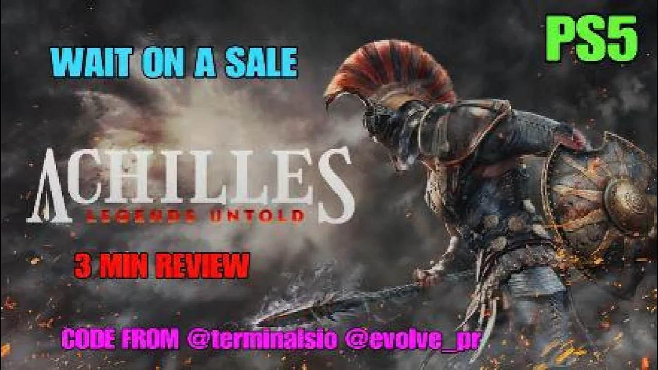 Vido-Test de Achilles: Legends Untold par GRIMREAPERSAGE