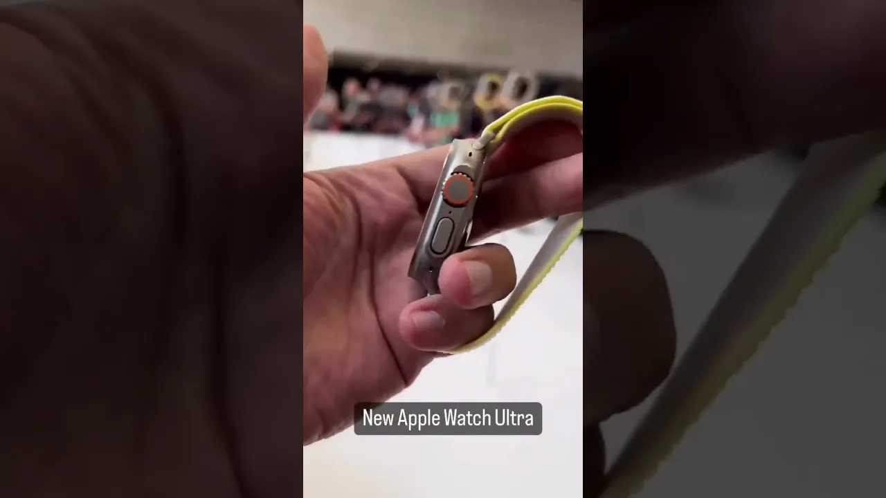 Vido-Test de Apple Watch Ultra par Tricky Ansh