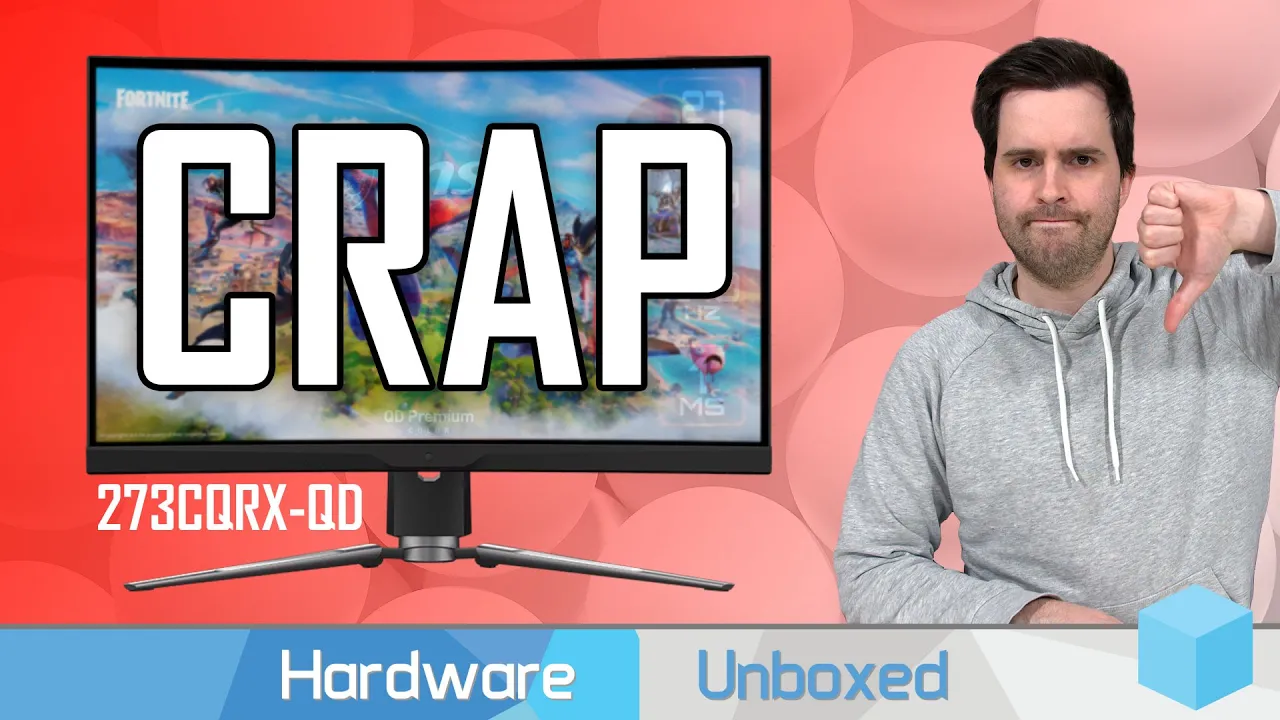 Vido-Test de MSI Artymis 273CQRX-QD par Hardware Unboxed