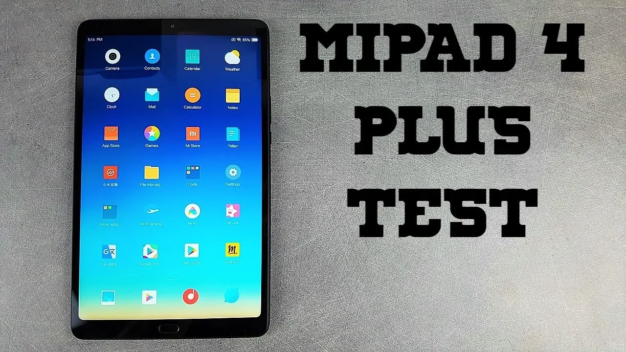 Vido-Test de Xiaomi MiPad par Espritnewgen
