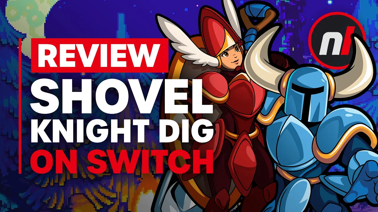 Vido-Test de Shovel Knight Dig par Nintendo Life