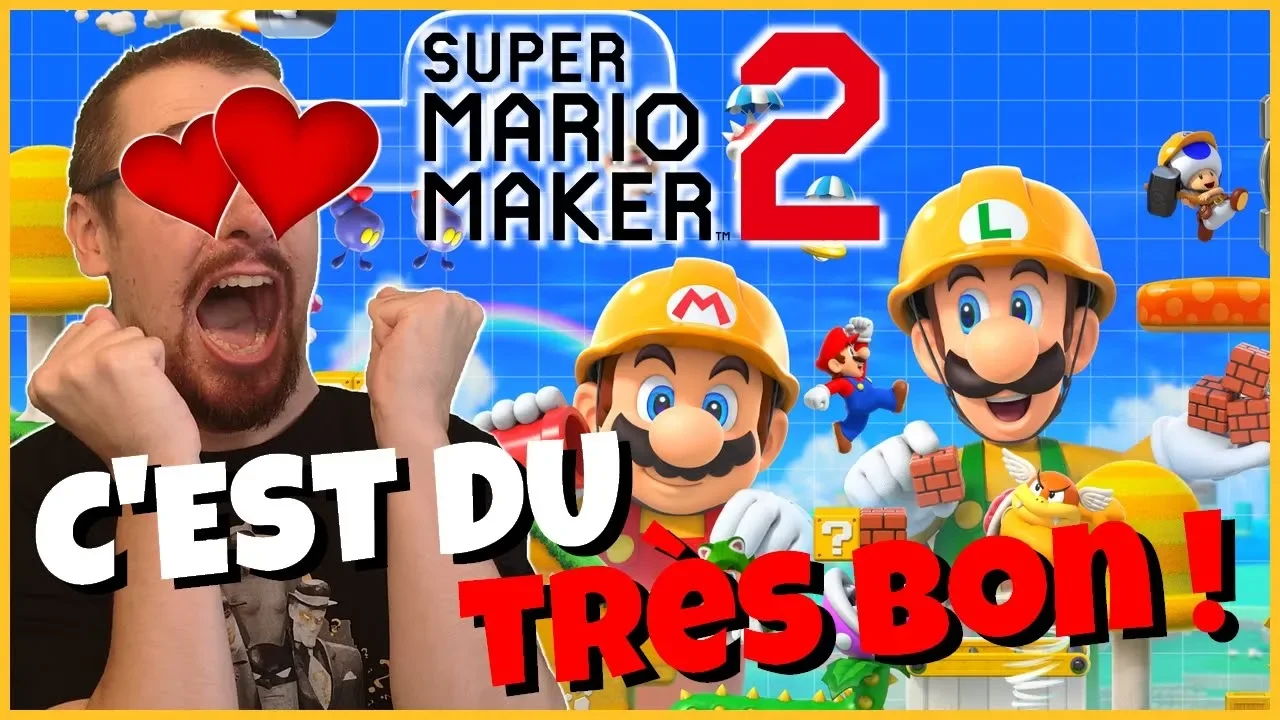 Vido-Test de Super Mario Maker 2 par Bibi300