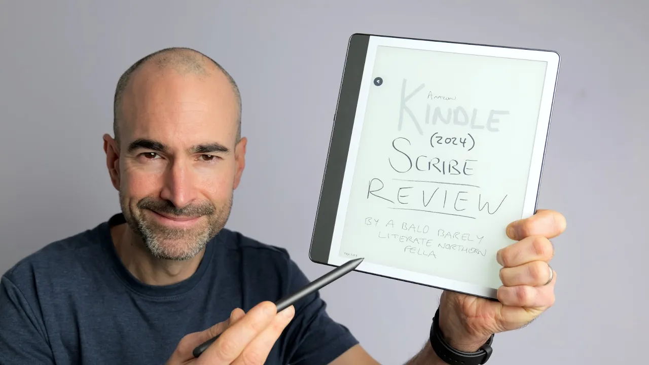 Vido-Test de Amazon Kindle Scribe par Tech Spurt