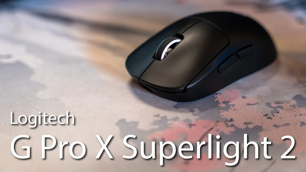 Vido-Test de Logitech G Pro X Superlight 2 par Obli