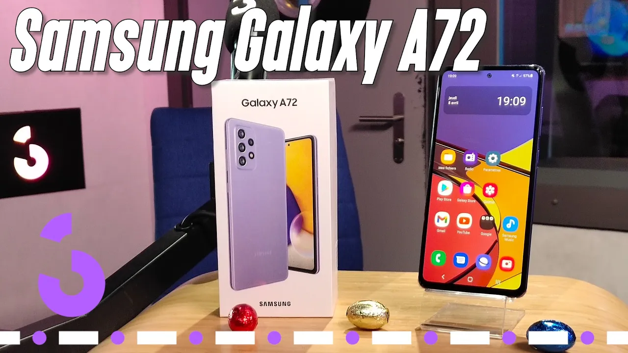 Vido-Test de Samsung Galaxy A72 par Point Barre